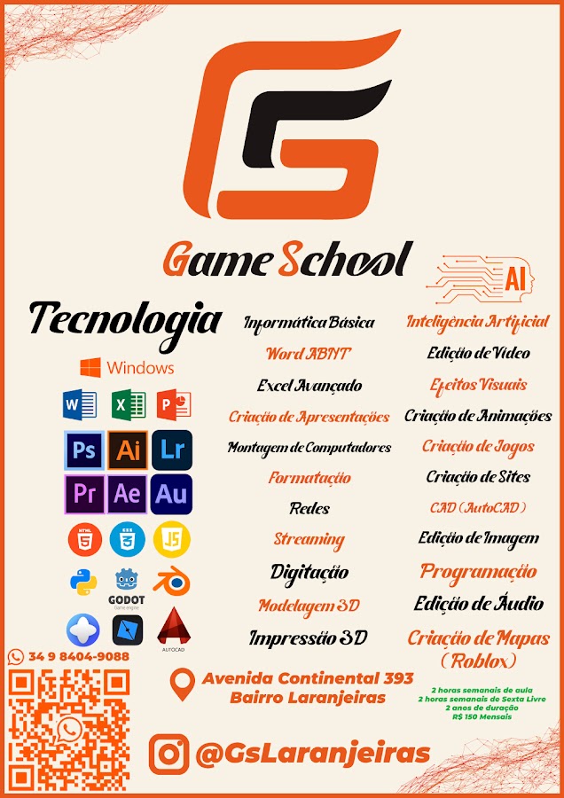 GS - Game School em Uberlândia