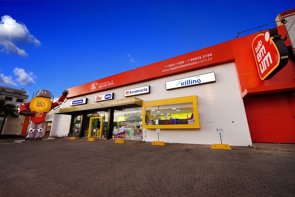 Loja TudoEmUm, Brinquedos, Utilidades Domésticas, Ferragem, Papelaria, Organização e Home Center em Caxias do Sul