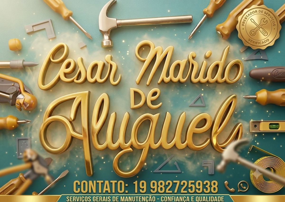 César o Marido de Aluguel que você precisa (faz tudo) em Campinas