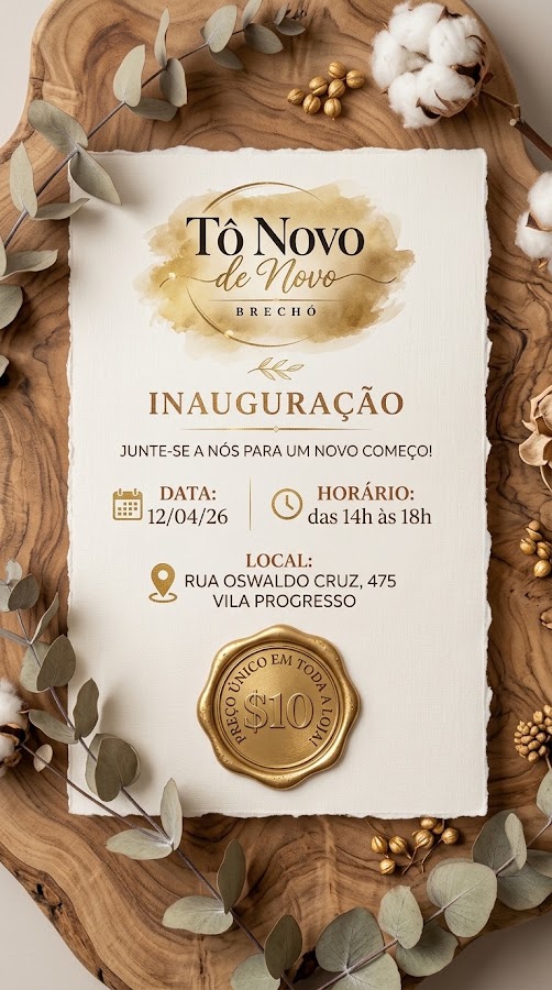 Brechó Tô Novo De Novo em Sorocaba