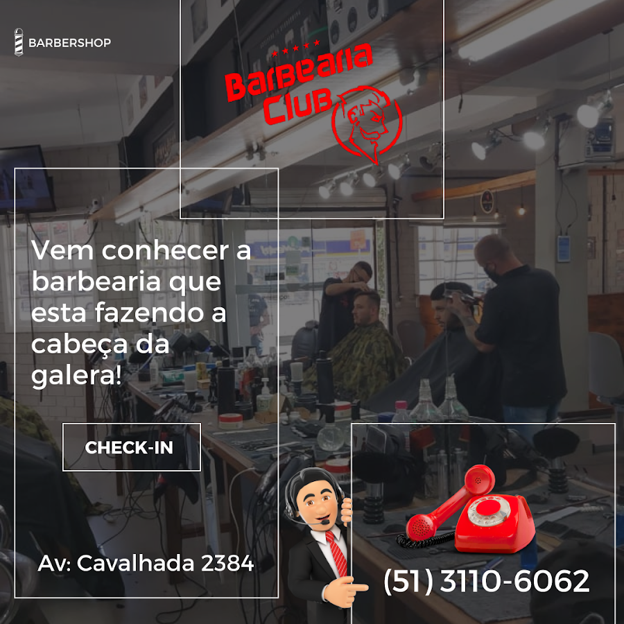 Barbearia Club em Porto Alegre