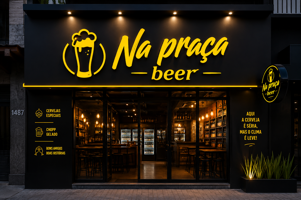 Na praça beer em Volta Redonda