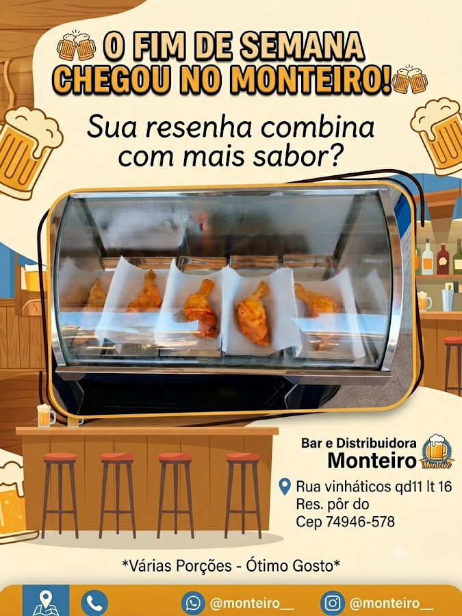 BAR E DISTRIBUIDORA MONTEIRO em Aparecida de Goiânia