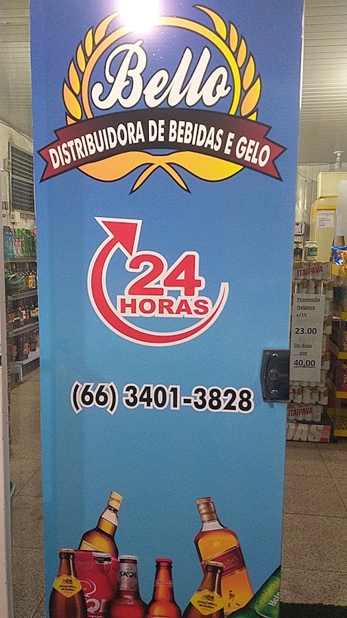 Bello distribuidora de bebidas e gelo em Barra do Garças