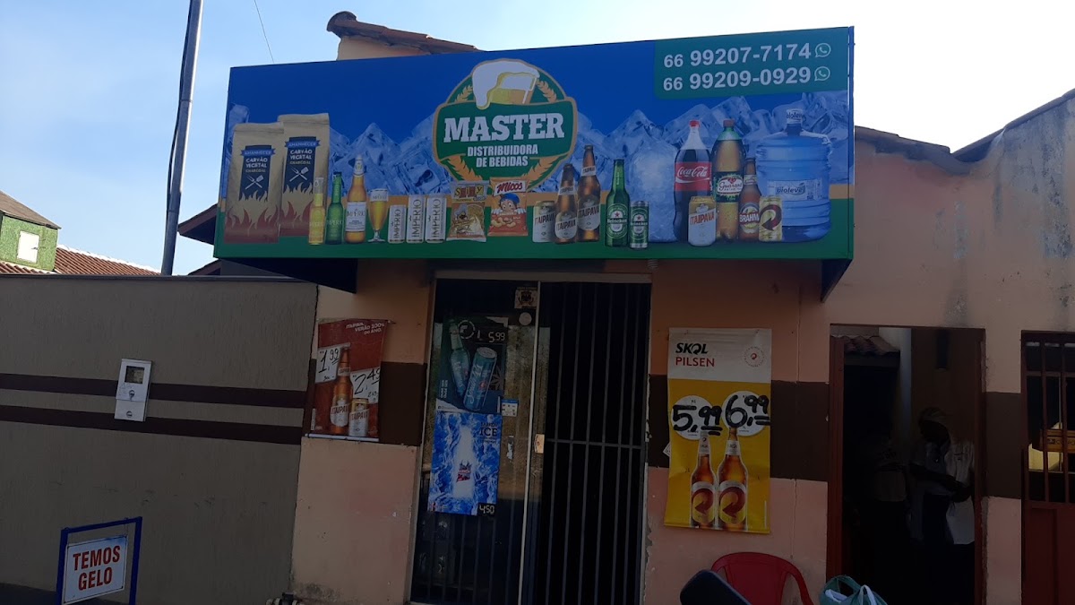 Master distribuídora de bebidas em Barra do Garças