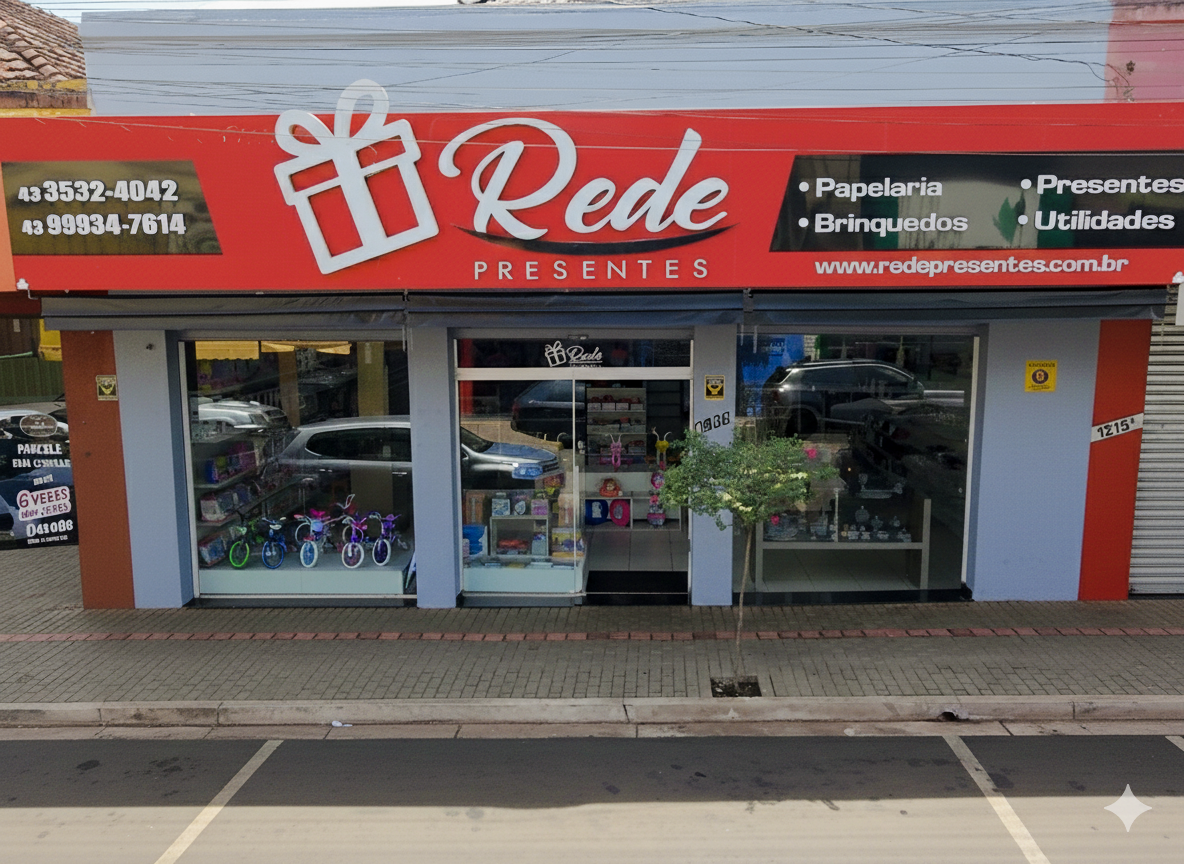 Rede Presentes - Papelaria, Brinquedos, Casa e Decoração - Cambará/PR em Cambará