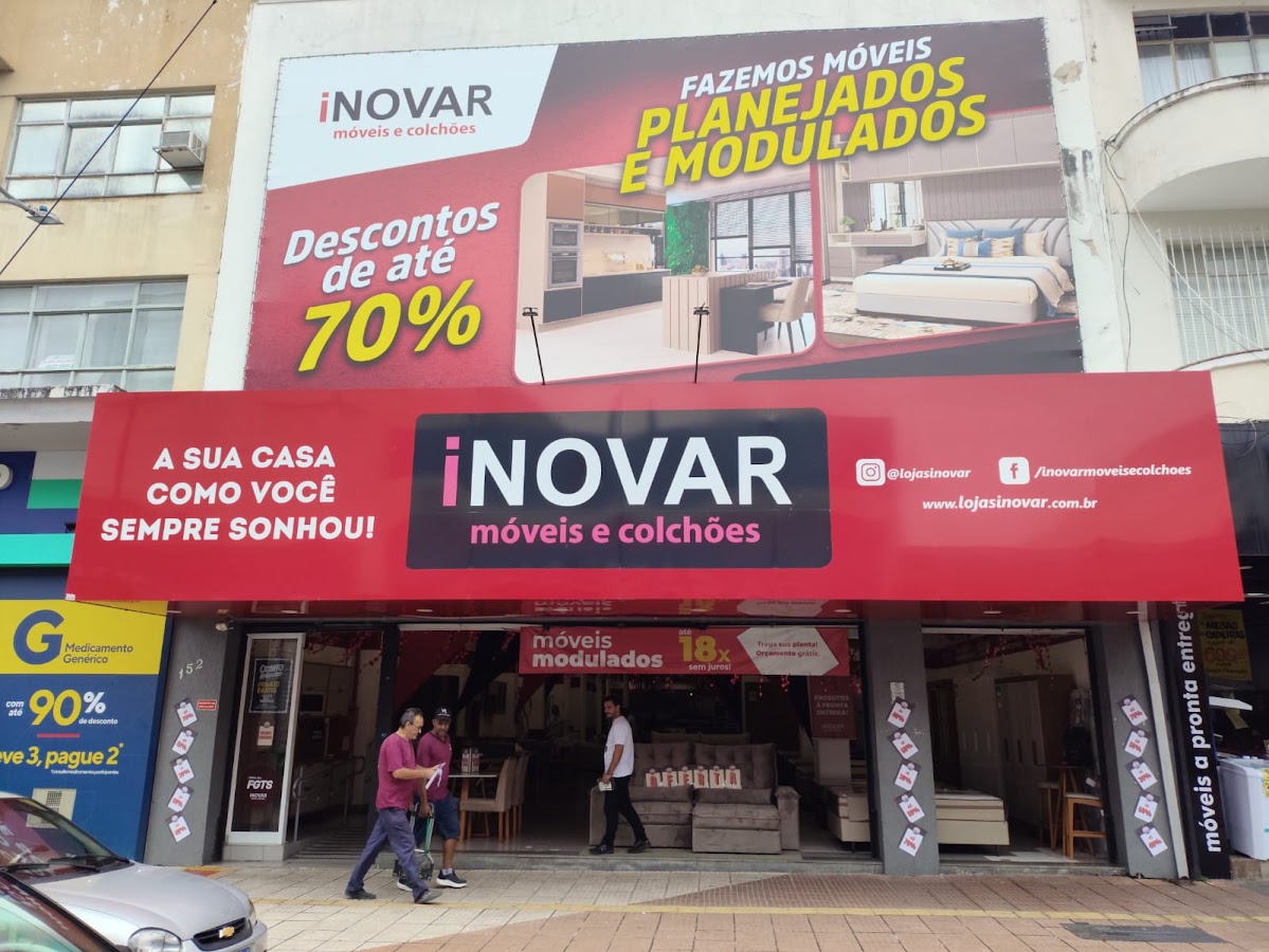 Inovar Móveis e Colchões - Rua Quinze de Novembro - São José dos Campos SP em São José dos Campos