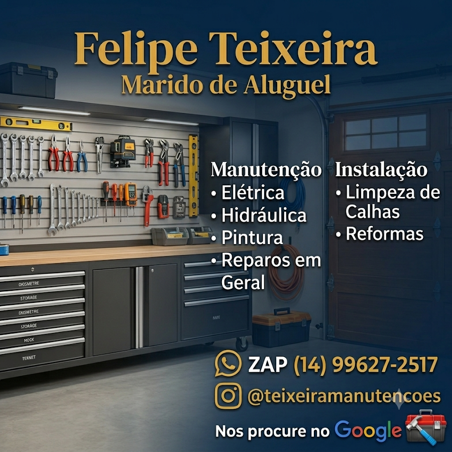 Felipe marido de aluguel em Bauru